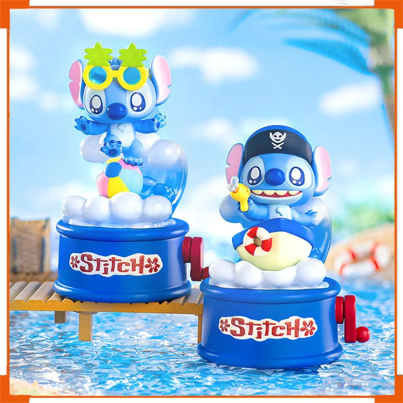 

Disney Stitch Island Adventure Blind Box Collectible Figure Goldlok Star Baby Trendy Plaything Gift Anime Cartoon Figurine