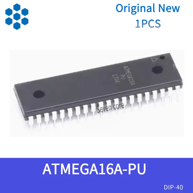 

Оригинальный новый 1 шт. прямая вставка ATMEGA16A-PU AVR/8-битный микроконтроллер с флэш-памятью 16K, DIP-40