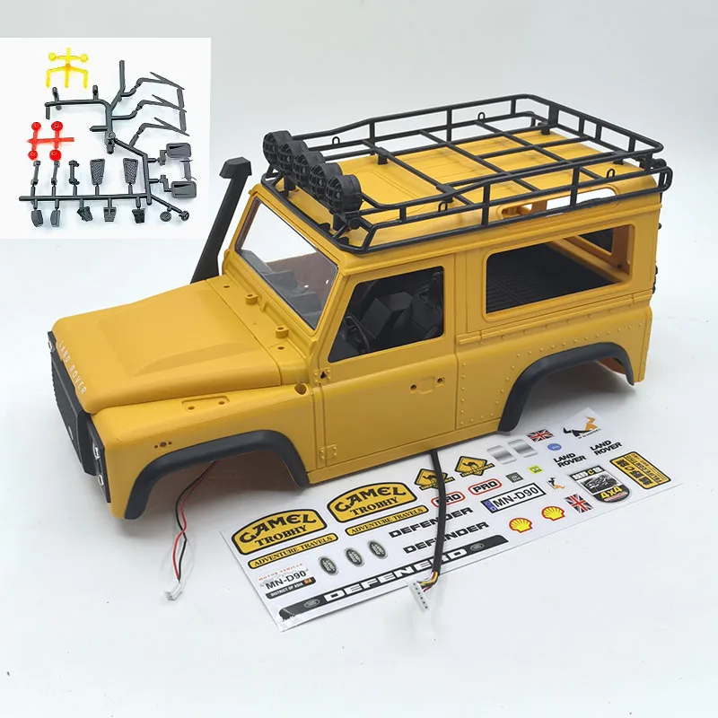 

Обновление масштаба 1/12, сменный корпус и детали для MN78 Cherokee MN99S Land Rover Defender, комплекты кузова на гусеничном ходу с дистанционным управлением