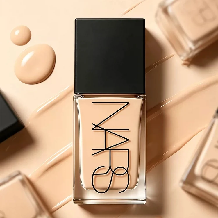 NARS Light Square Bottle Foundation Makeup Smooth Oil Control Light Reflecting Skin Improving Medium Coverage Liquid Foundation
