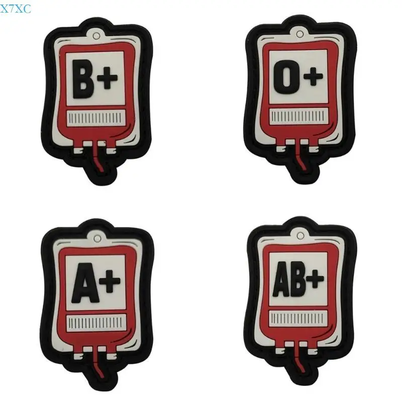 X7XC Innovative Blood Bag Sticker Bag Ornament Handbag Accesories For Backpack Decoration And Outdoor Activities
