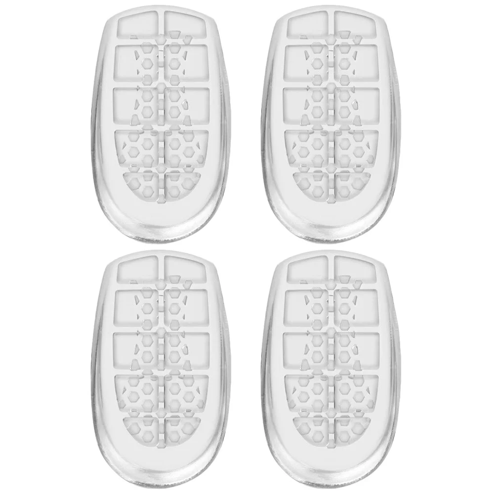 

2Pairs Comfortable Heel Pads Shock Absorption Gel Cushions Non-Slip Shoe Inserts for Heel Pain Relief Sports Casual Shoes
