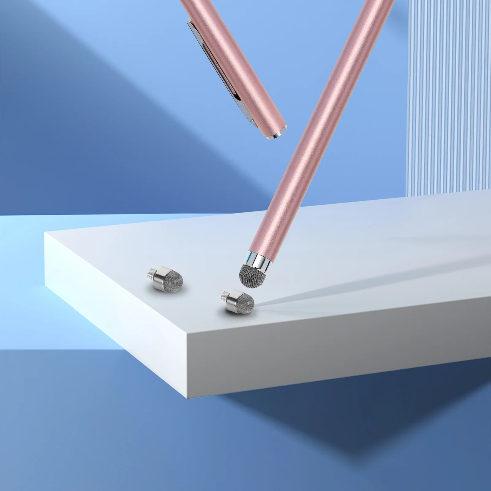 5 قطعة طرف قلم من القماش الموصل لخيط خارجي M5 7 مللي متر نصائح بديلة مقاومة للاهتراء متوافقة مع شاشة تعمل باللمس #5