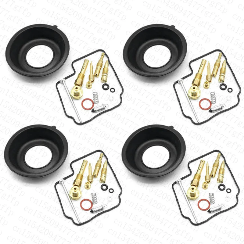 

4 pack Carburetor Repair Kit for Honda CB-1 CB400F 1989 1990 1991 CB-1 NC27 cb 400f Motorcycle Vacuum Diaphragm Carb membrane