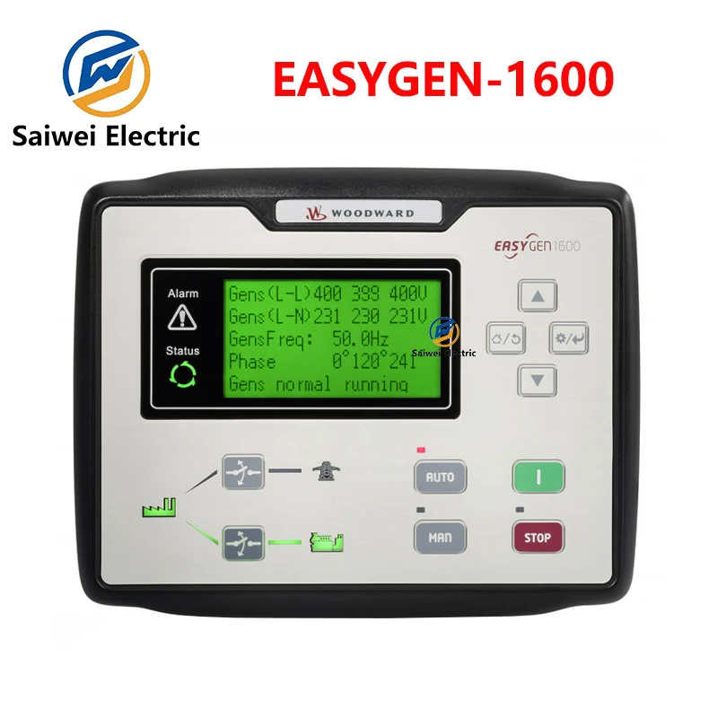 WOODWARD easYgen-1800 Generator set controller AMF+standalone automation+J1939+RS485+USB+Ethernet