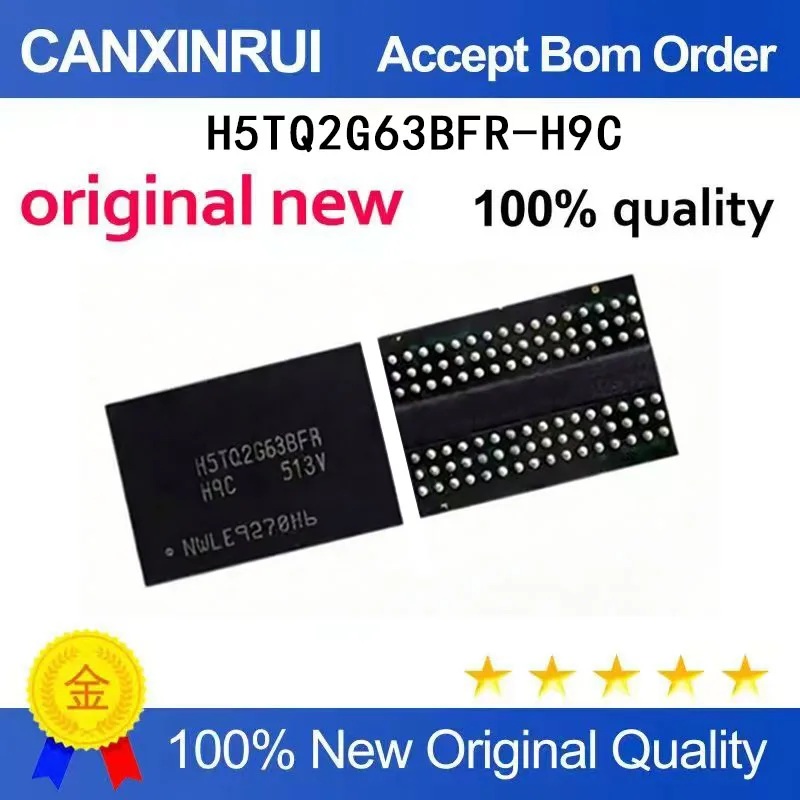 

(5 Pieces) New H5TQ2G63BFR-12C H5TQ2G63BFR-11C H5TQ2G63BFR-H9C BGA