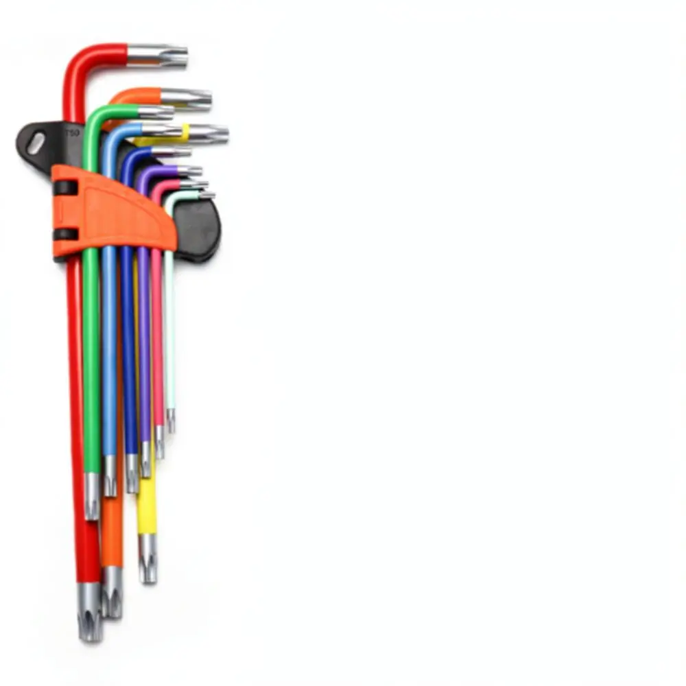 Ergonomic Ball Point Hex Key Set Colored Allen Wrench Kit Versatile Manual Repair Tools For Home Hardware Maintenance