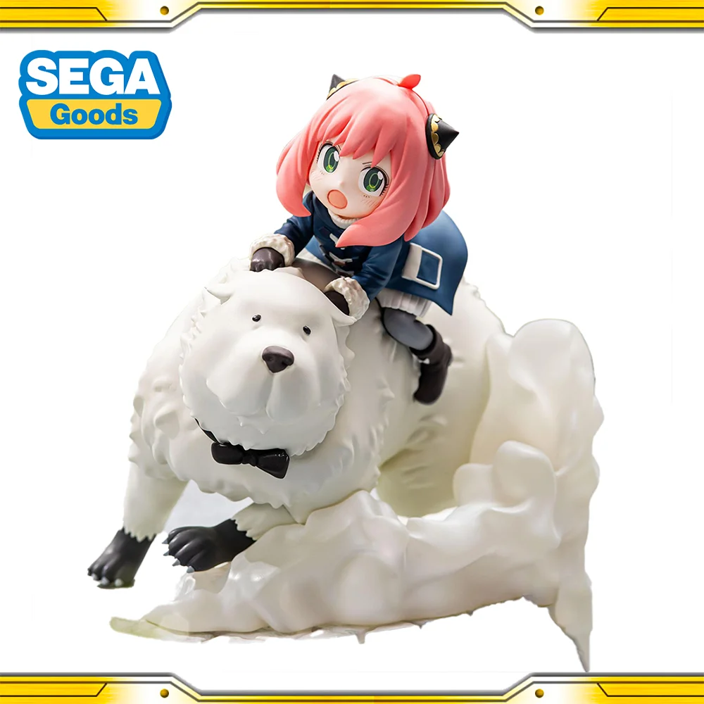 

In Stock Original SEGA Luminasta Spy Family Anya Forger Bond PVC Anime Action Model Toys Collectibles Gifts