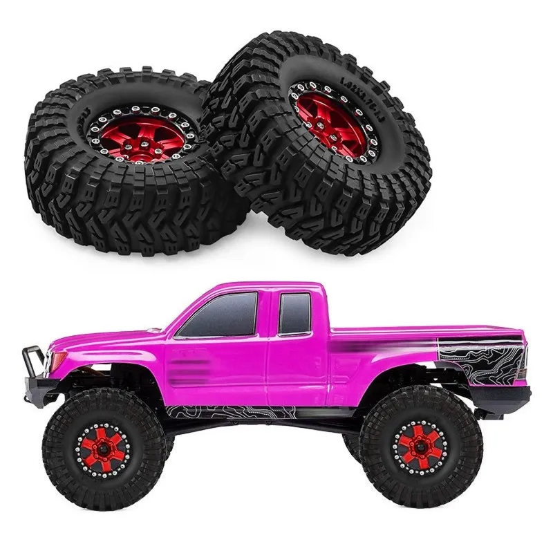 

For 1/18 TRX4M SCX24 FMS Ascent-18 RC Crawler Car Accessories- Upgrade Wheels And Tires(1.3 Inches) D382
