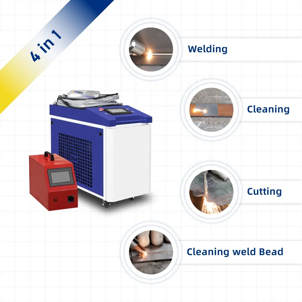 China Made 2000w Handheld Laser Welding Machine 3 in 1 Welding Cleaning and Cutting