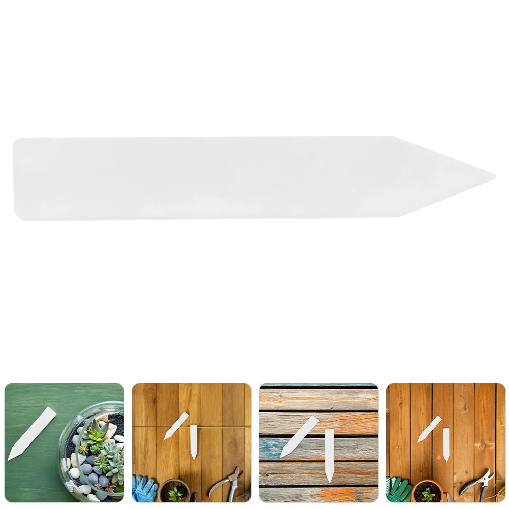 

100 Pcs Gardening Label Markers Herb Vegetable Nursery Stake Labels Pvc Plant Tags