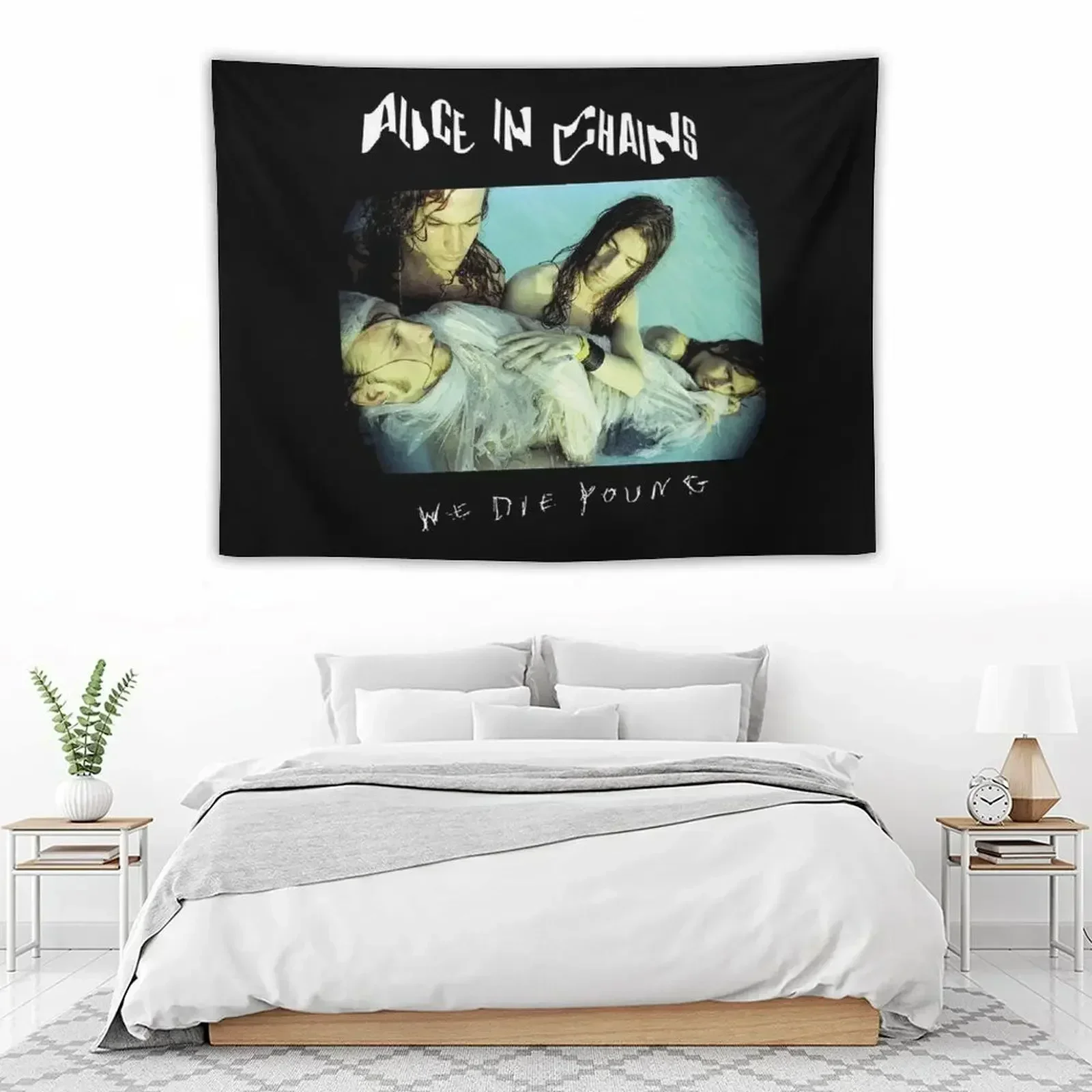 

alternative alice band music Tapestry Wall Coverings Aesthetic Decoration Tapestry