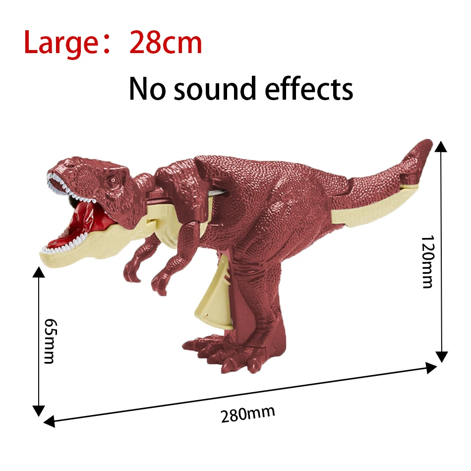 Dinosaur ZaZaZa Toy Children Creative Battery-free Telescopic Spring Swing Dinosaurs Fidget Toys Christmas Gifts for Kids