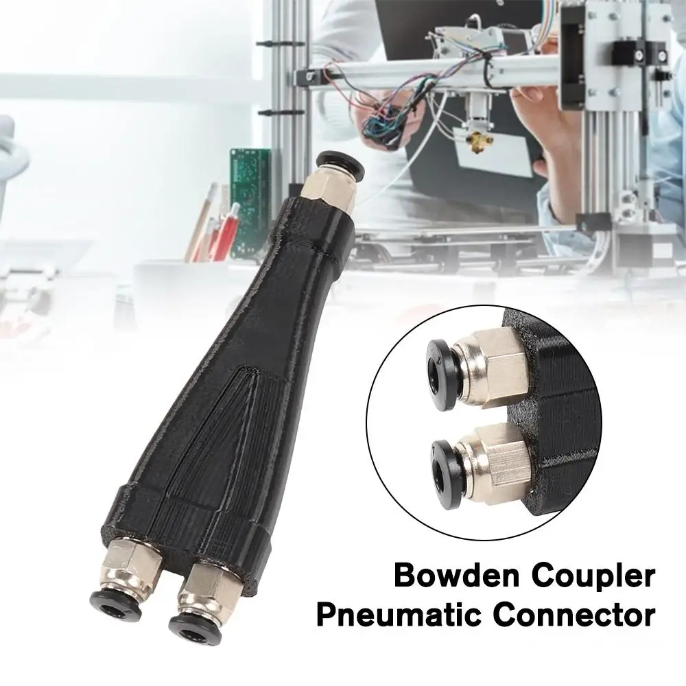 Suitable for BambuLab P1P P1S X1C PTFE Bowden Connector Bowden Coupler Pneumatic Fitting Collet for BambuLab 3d Printer