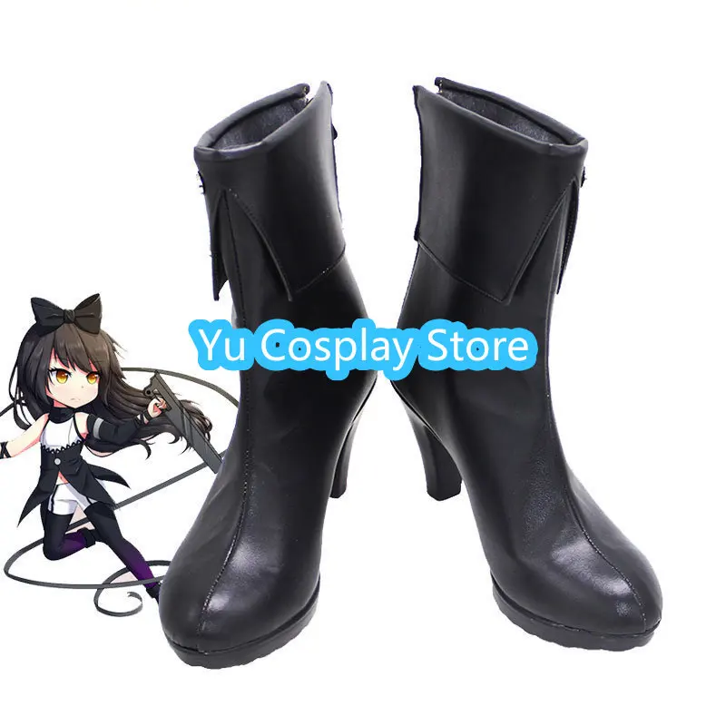 Zapatos de Cosplay de belladonera, botas de Carnaval de Halloween, zapatos de cuero PU, utilería de Cosplay, hechos a medida