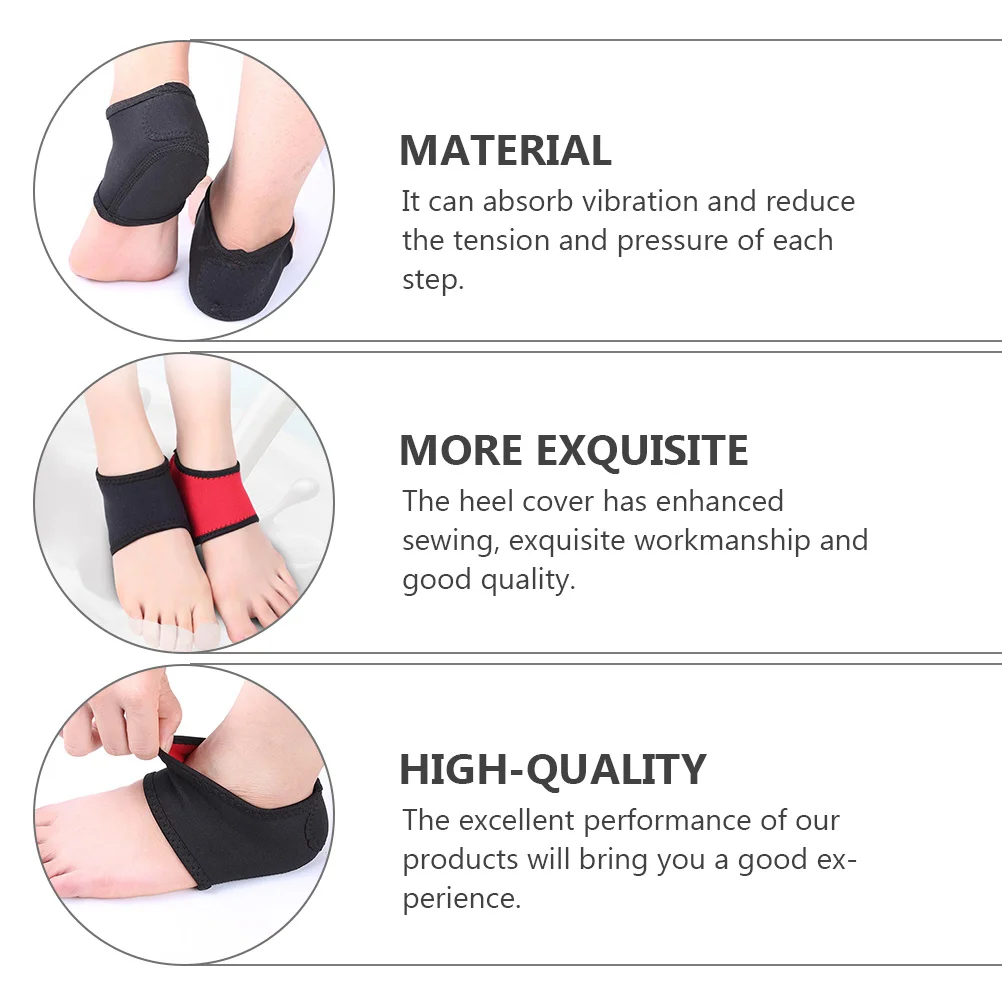 

Ankle Protector Foot Pads Heel Protectors for Blisters Black Cushions