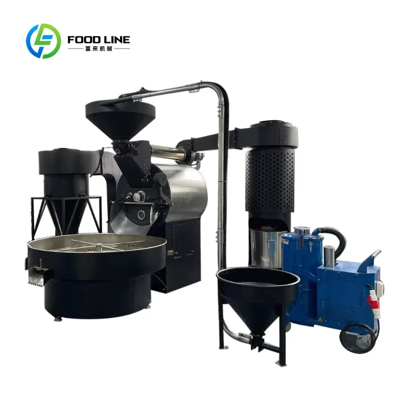 High Quality Industrial Roasting Equipment 60kg 120kg Fire Brick Coffee Roaster FL Customized Wholesale