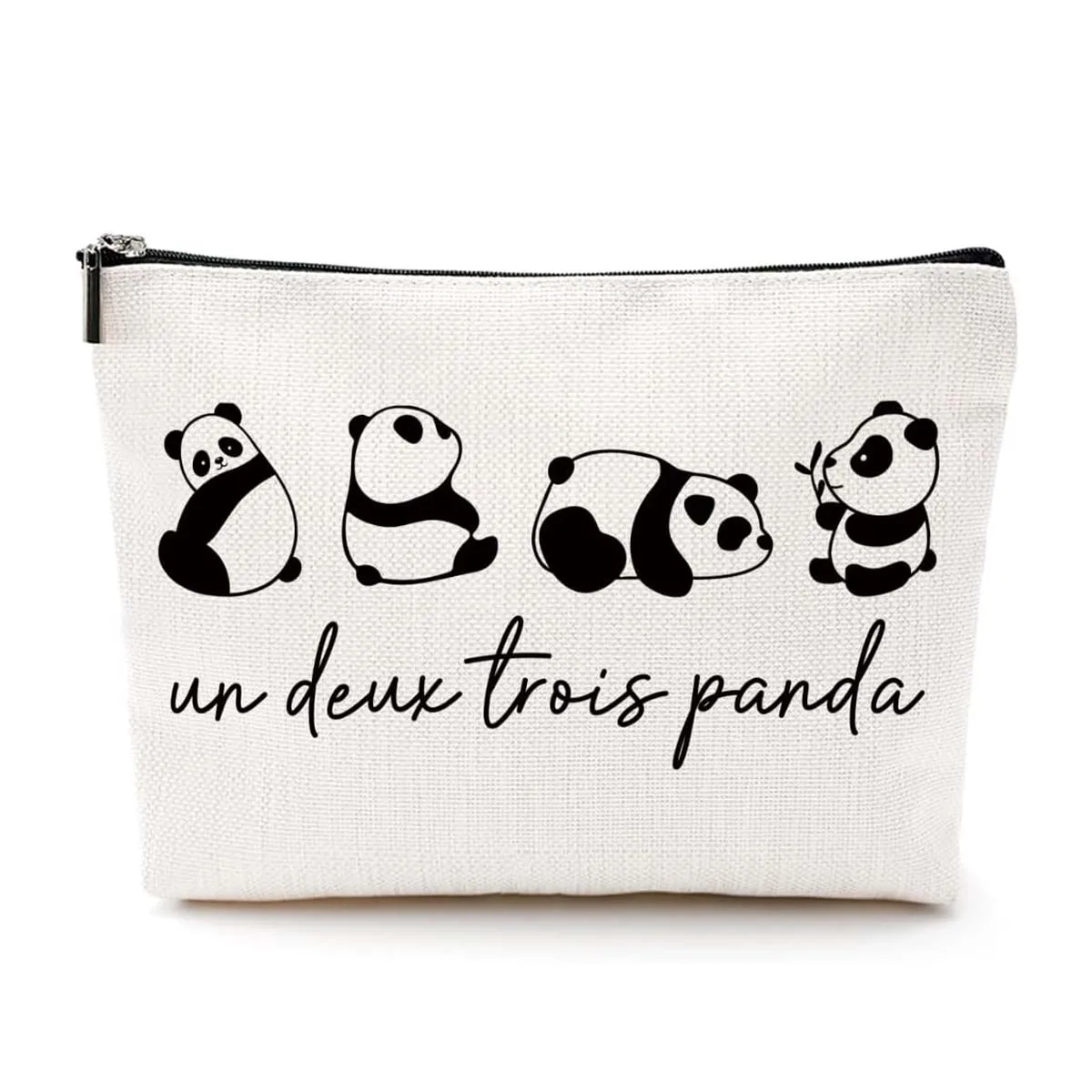 Panda Makeup Bag Gift for Panda lovers Birthday gift Holiday Surprise Gift for daughter sister Sister Mom Grandma Zipper bag