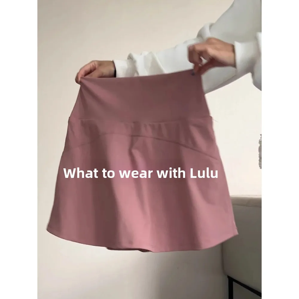 

Весенне-осенняя юбка, женская спортивная облегающая юбка для бега, фитнеса, йоги, модные корейские сандалии больших размеров ape...