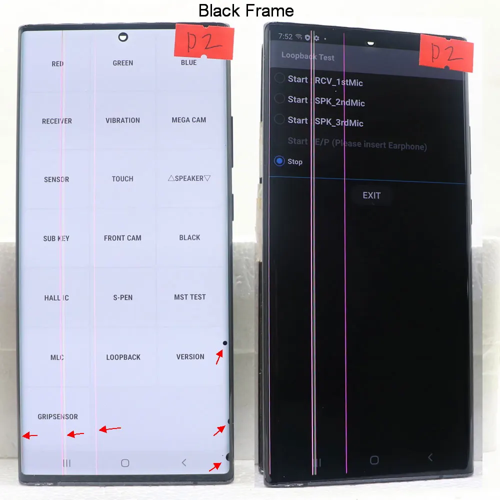 For Samsung Galaxy Note20 Ultra LCD Display AMOLED Note 20 Ultra N985F N985F/DS N986B N986U Touch Screen Digitizer Assembly