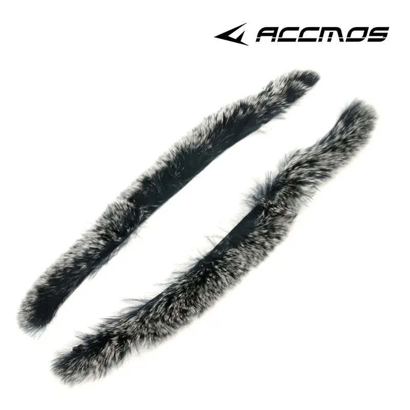 2Pcs Rabbit Hair Bow String Stabilizer Damper for Archery Hunting Vibration Dampener Accessories