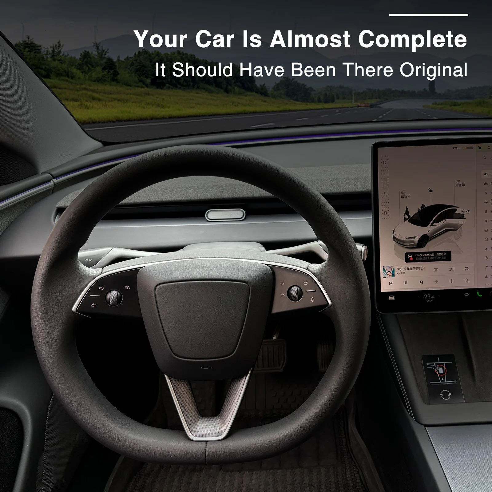 Catronics For Tesla Model 3 Highland Turning Stalks Shift Lever Gear Shifter Lever Signal Wiper Handle Shift Lever Indicator kit