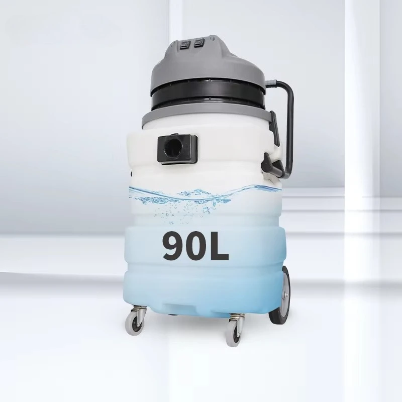 Professional Cleaning Machinery 2000W Outdoor Deep Cleaning Manual Wet and Dry Vacuum Cleaner Concrete Floor
