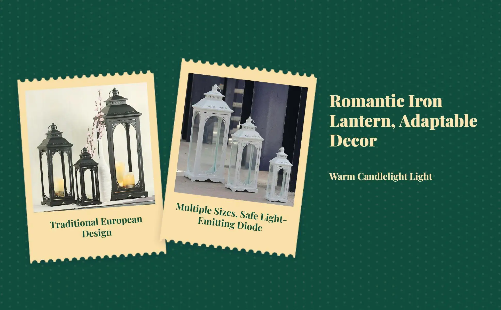 Elegant Aluminium Candle Lantern Windproof Candle Holder for Room Decoration and Event Use