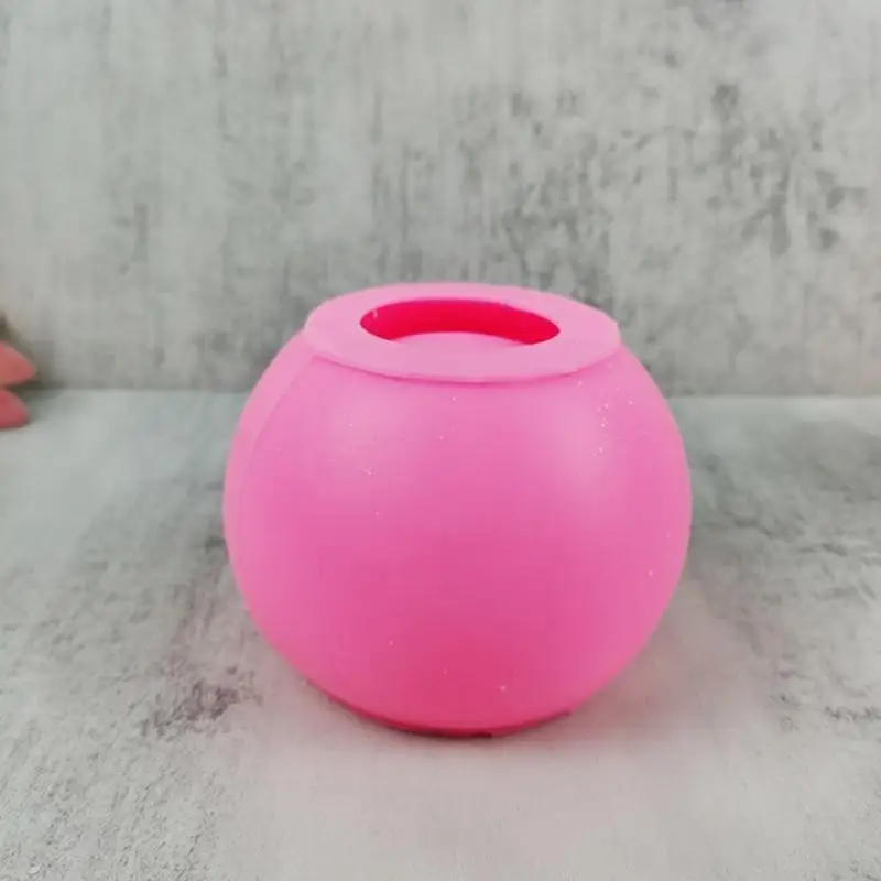 N2UE Circle Planter Silicone Mold Round Plaster Flower Pot Mold DIY Cup Mold Flower Vase Epoxy Resin Casting Mold
