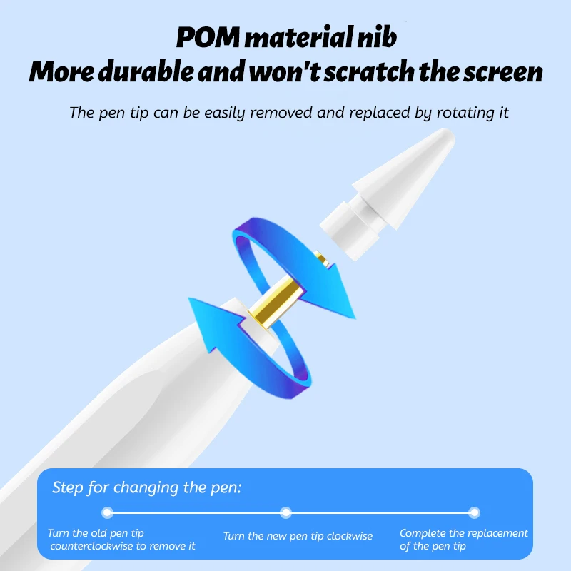 لباد قلم رصاص 2 1 النخيل رفض عرض الطاقة ملحقات iPad iPad 2022 2021 2020 2019 2018 Pro 11 12.9 قلم ستايلس صغير هوائي #4