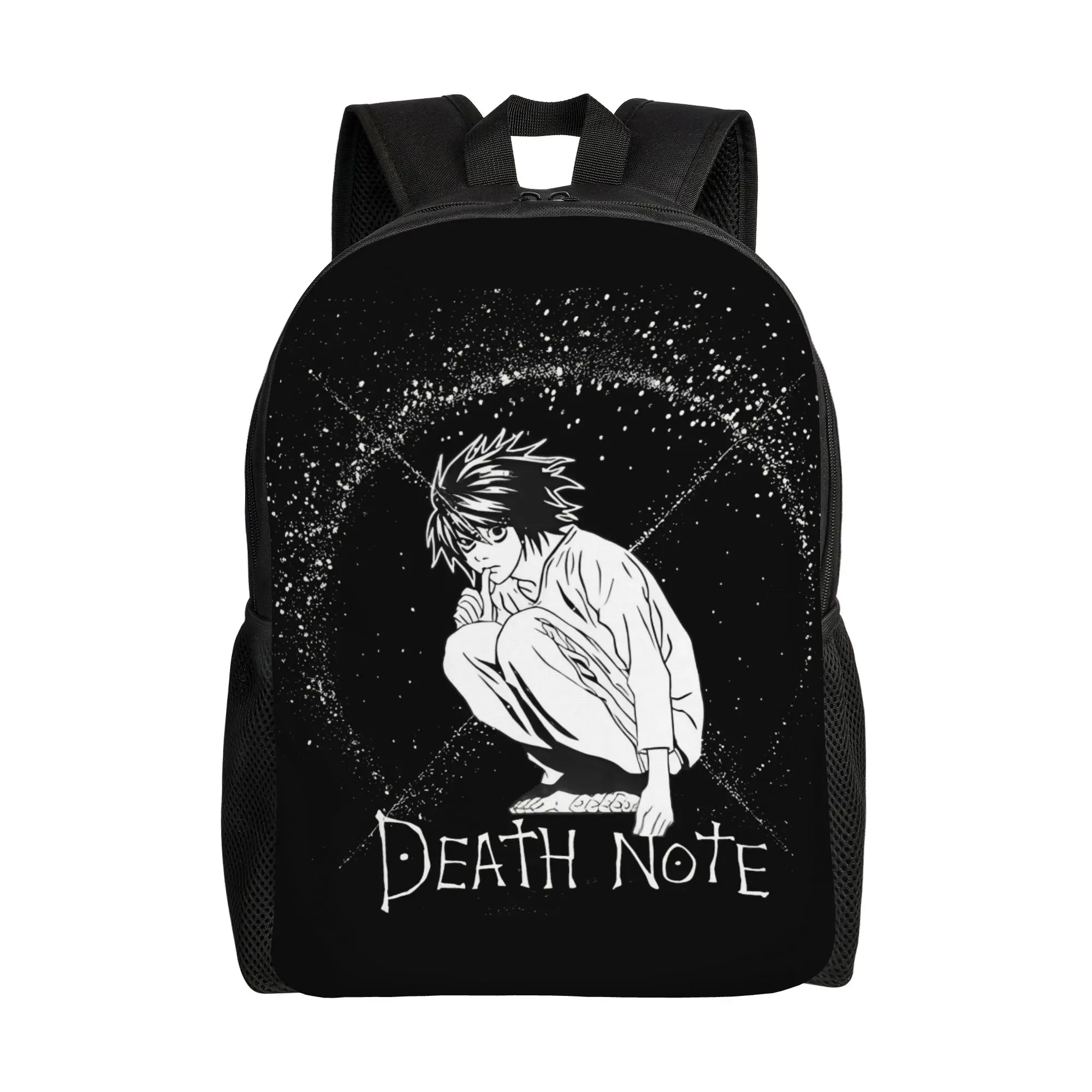 

L D N Death Note Manga Anime Backpack University Backpacks Boy Girl Custom Lightweight High School Bags Novelty Rucksack
