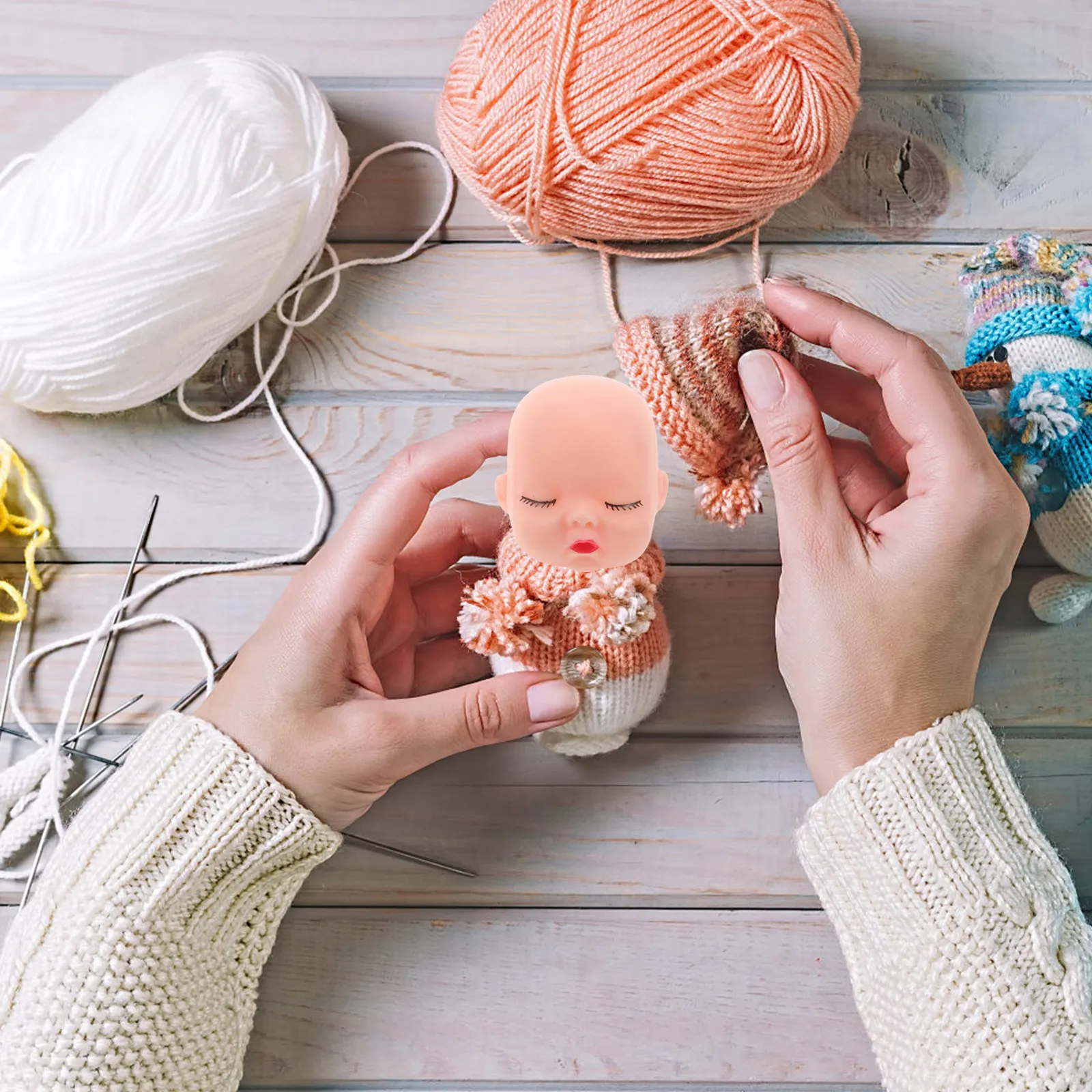 

20 шт. миниатюрных виниловых головок для брелоков, материалы для рукоделия, декоративные детали в масштабе 1:6, мебельные элементы в масштабе 1:6