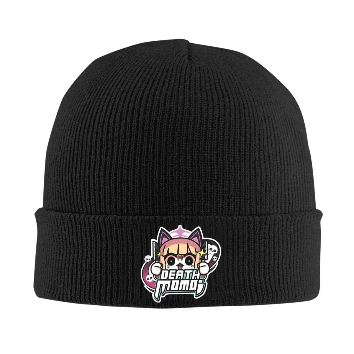 Death Momoi Sugar Rush Parody Archives Knit Hat Beanies Autumn Winter Hat Warm Unisex New Anime Caps Men Women