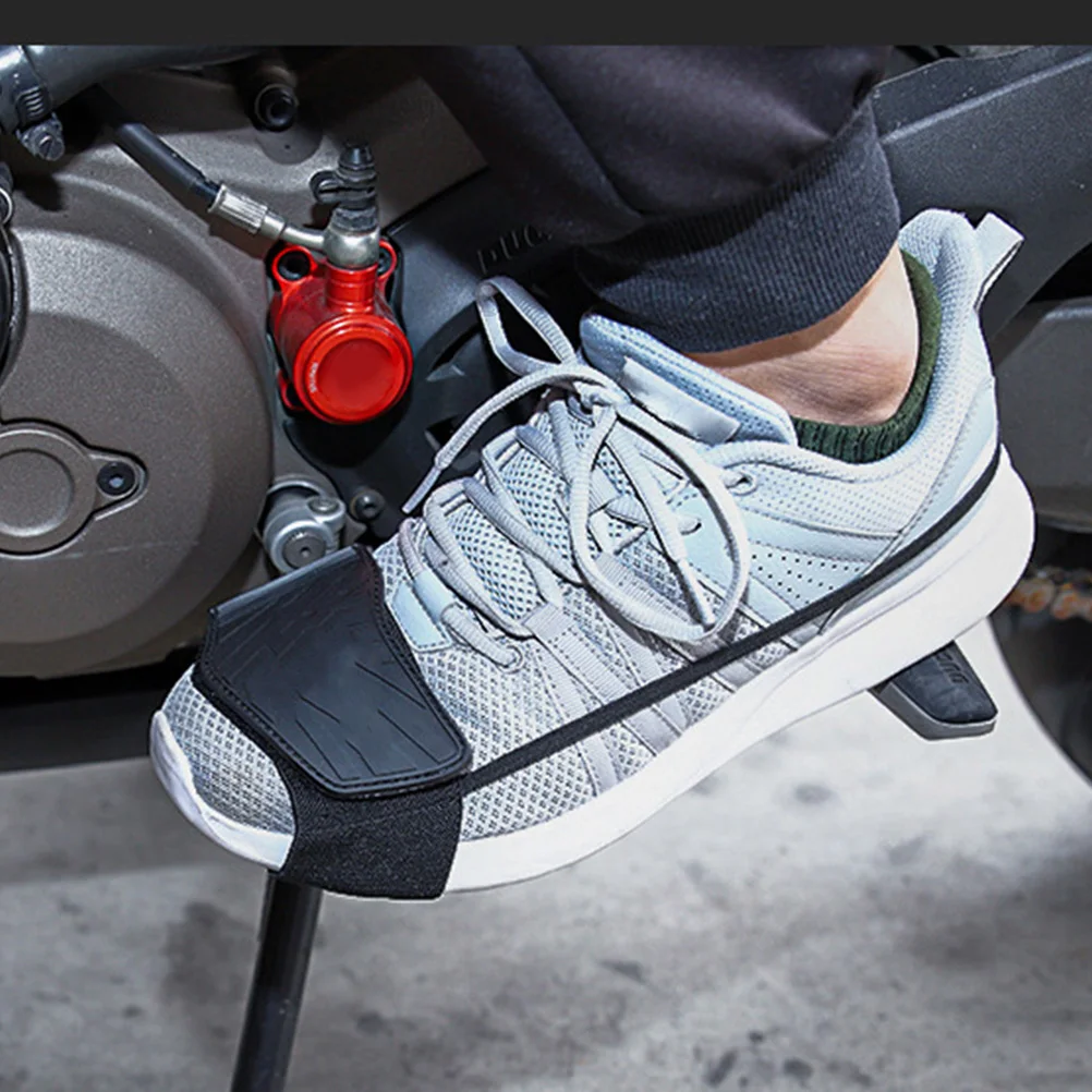 

Rubber Fiber Gear Cover Durable Protective Case Motorcycle Fittings Long Lasting Elastic B Shoe Covers Keeps Shoes Clean Cycling