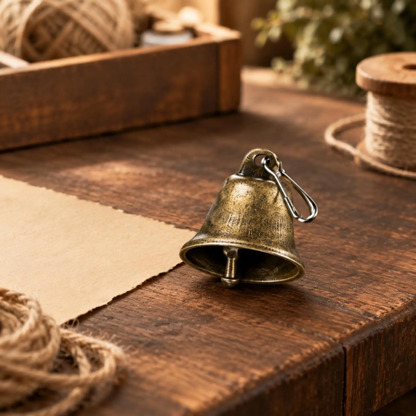 Bronze Bell Shaped Training Bells for Pets 50 Pack Vintage Metal Hanging Bells for Wind Chime and Craft Projects