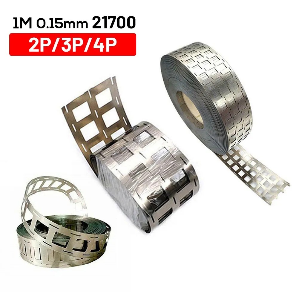 1M Nickel Strip 2P 0.15*27mm Nickel Strip For 18650- Lithium Battery Welding Tape High Purity Pure Nickel Belt 2P,3P,4P 3 Types