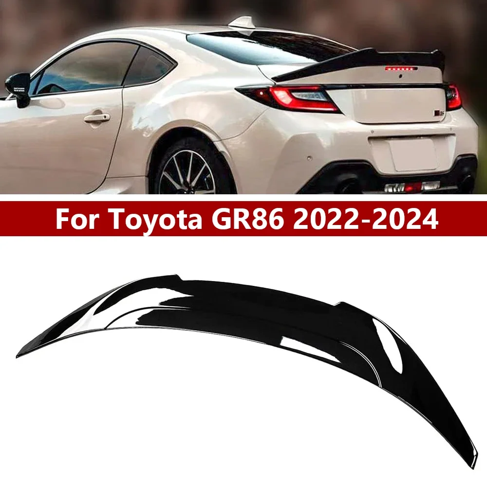 High Quality ABS Spoiler For TOYOTA ZA86 GR86 Subaru BRZ 2022 Rear Trunk Lid Spoiler Wing Lip Body Kit Accessories