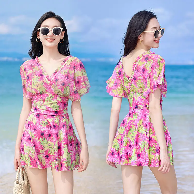 New Japanese Cute Kitten Women's Bikini Y2K Girl Summer Anime Beach Seaside Fashion Breathe Comfort Quick Drying Soft Swimsuit