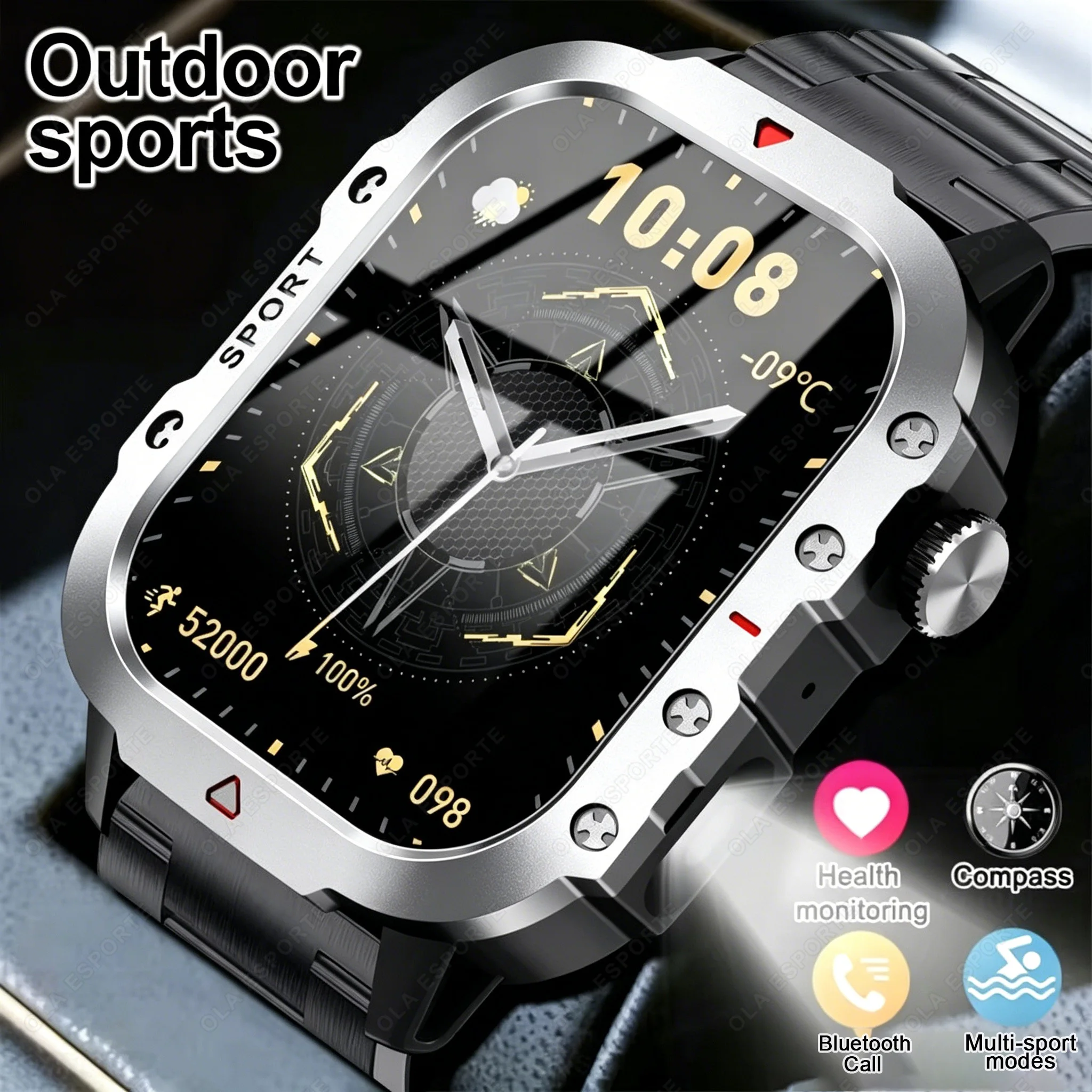 Outdoor Lighting Remote Control - 2026 New Military-grade Smart Watch Men