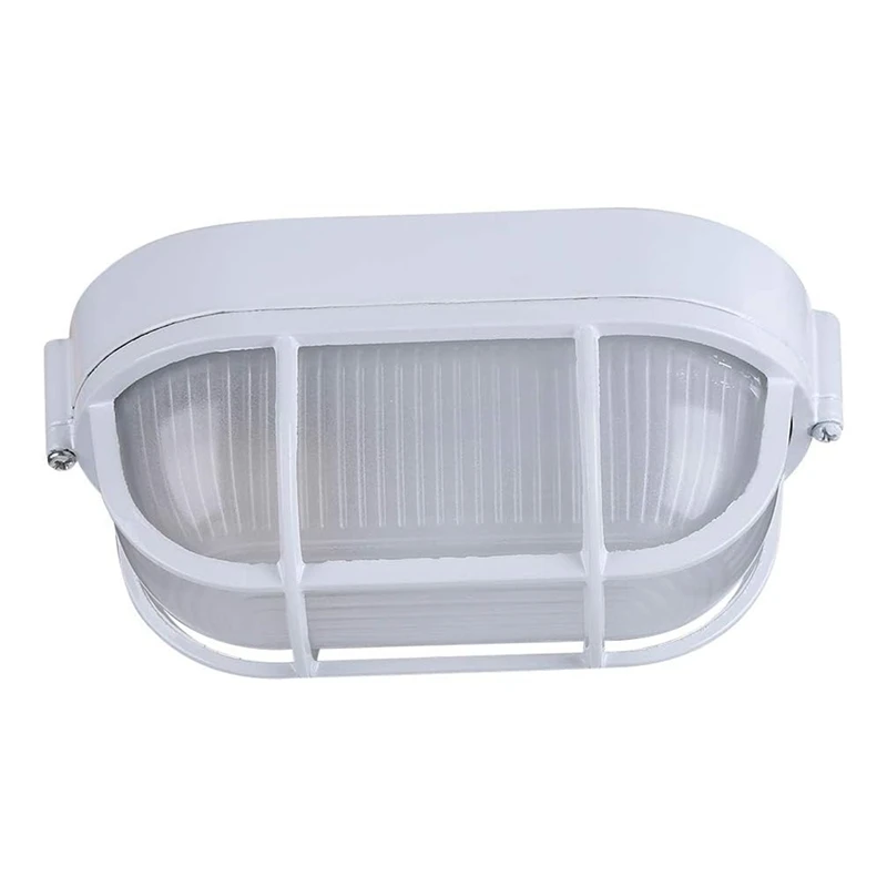 High Bright In Ground Outdoor Oval Round Proof Sauna Steam Room For Stair Patio Garden Floor(Excluding Light Bulbs)