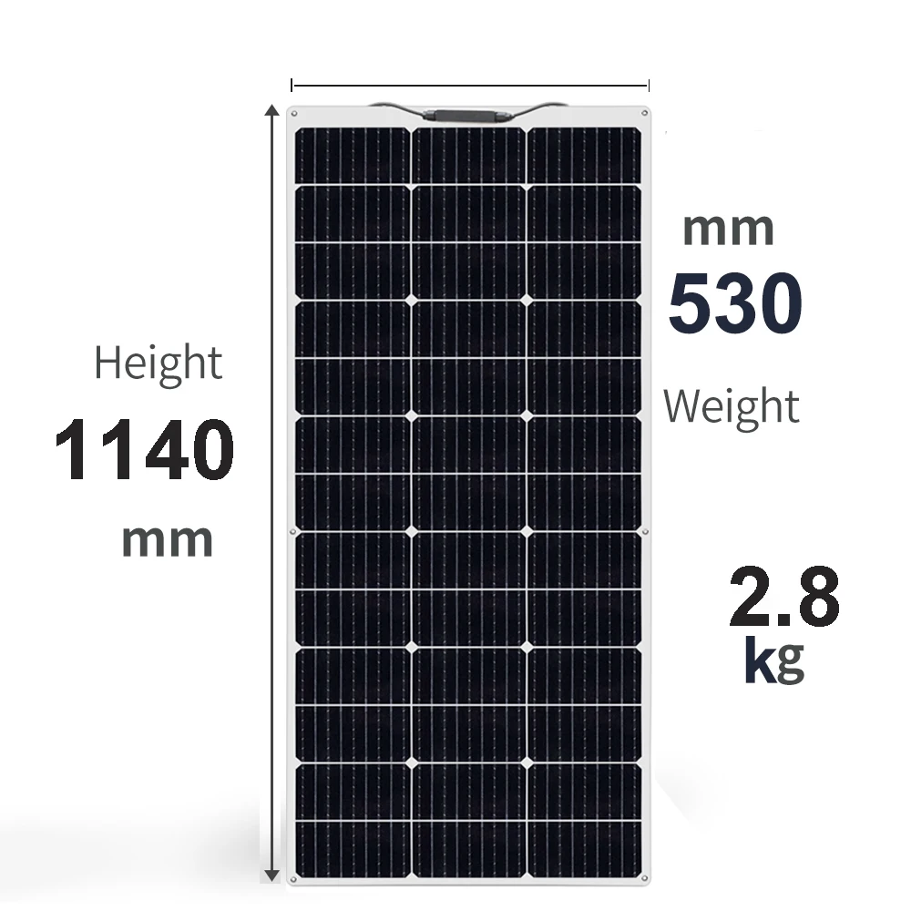 Napelemes Ablaktábla 140w 120w 100w 80w 12v Üteg töltő Lejtő Napelem Ablaktábla számára Lakóautó Jacht haza kocsi Lakóautó utazási Európai Unió Szabadraktár