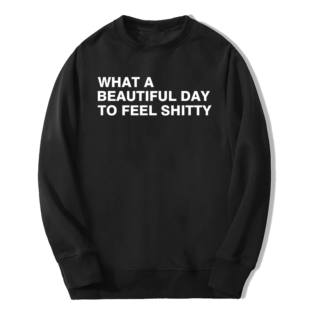 GF لورين سبنسر سميث يا ألبوم يوم جميل ميرش Crewneck كم طويل ملابس الشارع الشهير الرجال النساء البلوز بلوزات