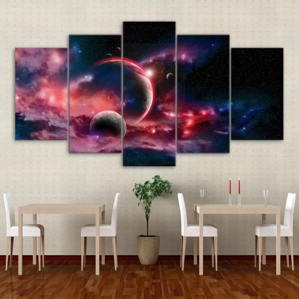 5 piece/set Diamond Painting Fantasy Universe Planet Home Decoration Landscape Picture Diamond embroidery mosaic cross stitch