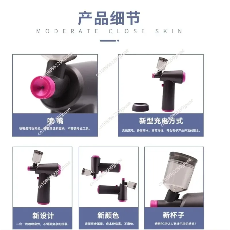 

Wireless Rechargeable Cordless Barber Scalp Care Air Brush Hair Airbrush Barber