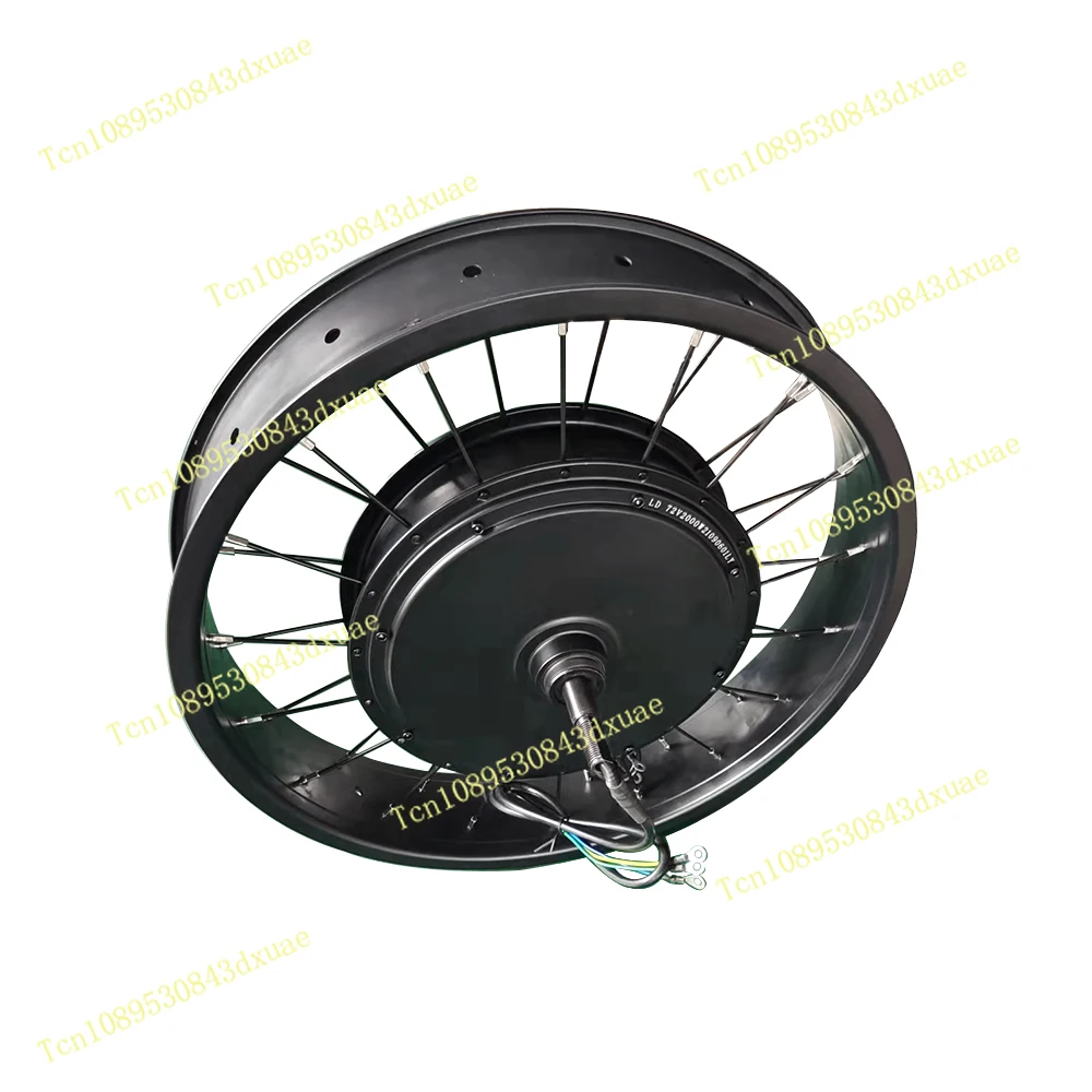 20 Inch 2000w 3000w 5000w High Speed 120km/h High Torque 20*4.0 Fork Size 150mm 175mm 195mm Tire Hub Motor