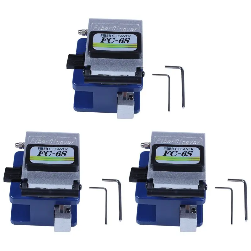 

AB46-3X Cold Contact Dedicated Metal Fiber Cleaver FC-6S Cutting Fiber Knife FTTH Fiber Optic Cable Cutter Knife