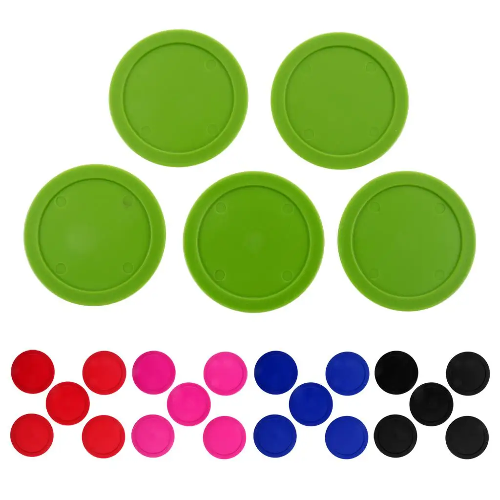 

Air Hockey Pucks Set Replacement Pucks for Standard Full Size Air Hockey Table Game Durable Plastic Air Puck Game Equipment
