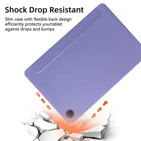 Skal Passar Samsung Galaxy Surfplatta Skal för S6 Lite Tab A9 A8 A7 S7 S8 S9 och Plus FE Smart Auto Sleep Wake Funktion Silikon Skal 8 best sales Samsung Galaxy S6 Lite - №1