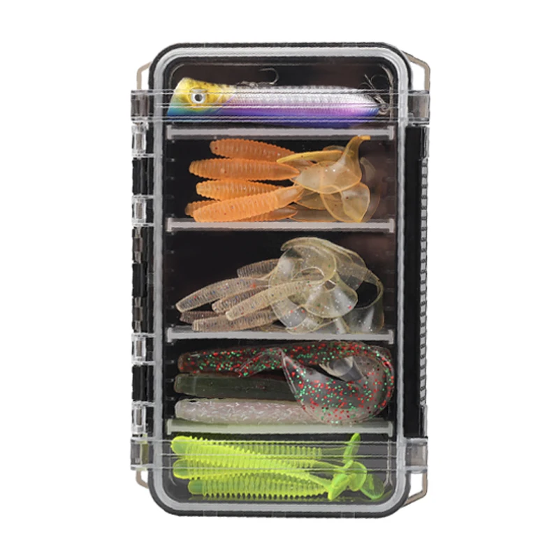 HISTAR  Anti-Pressure Adjustable Space Big Capacity Strong Gravity Sealed Waterproof Thicken Double Side Fishing Tackle Box