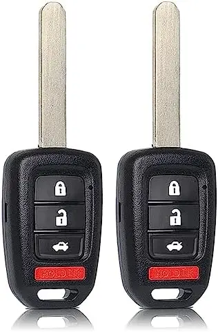 

MechanMagic 2-Pack Key Fob for Accord/Civic 2013-2015, 4-Button 315MHz Replacement (ID74 G)